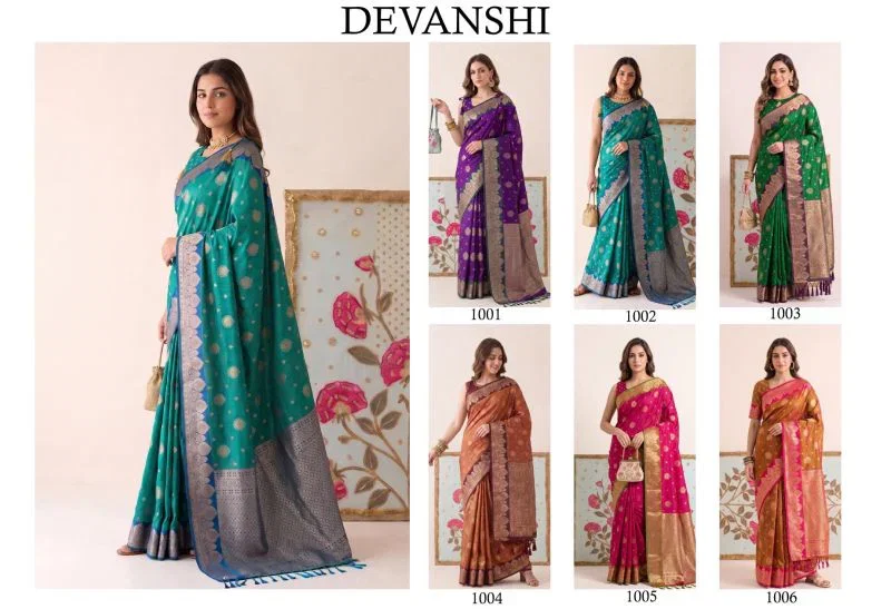 Ast Devanshi Soft Silk Zari Weaving Saree Collection 8