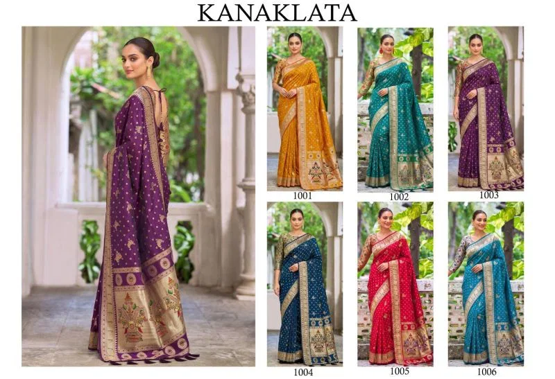Ast Kanaklata Soft Silk Festival Saree Collection 8