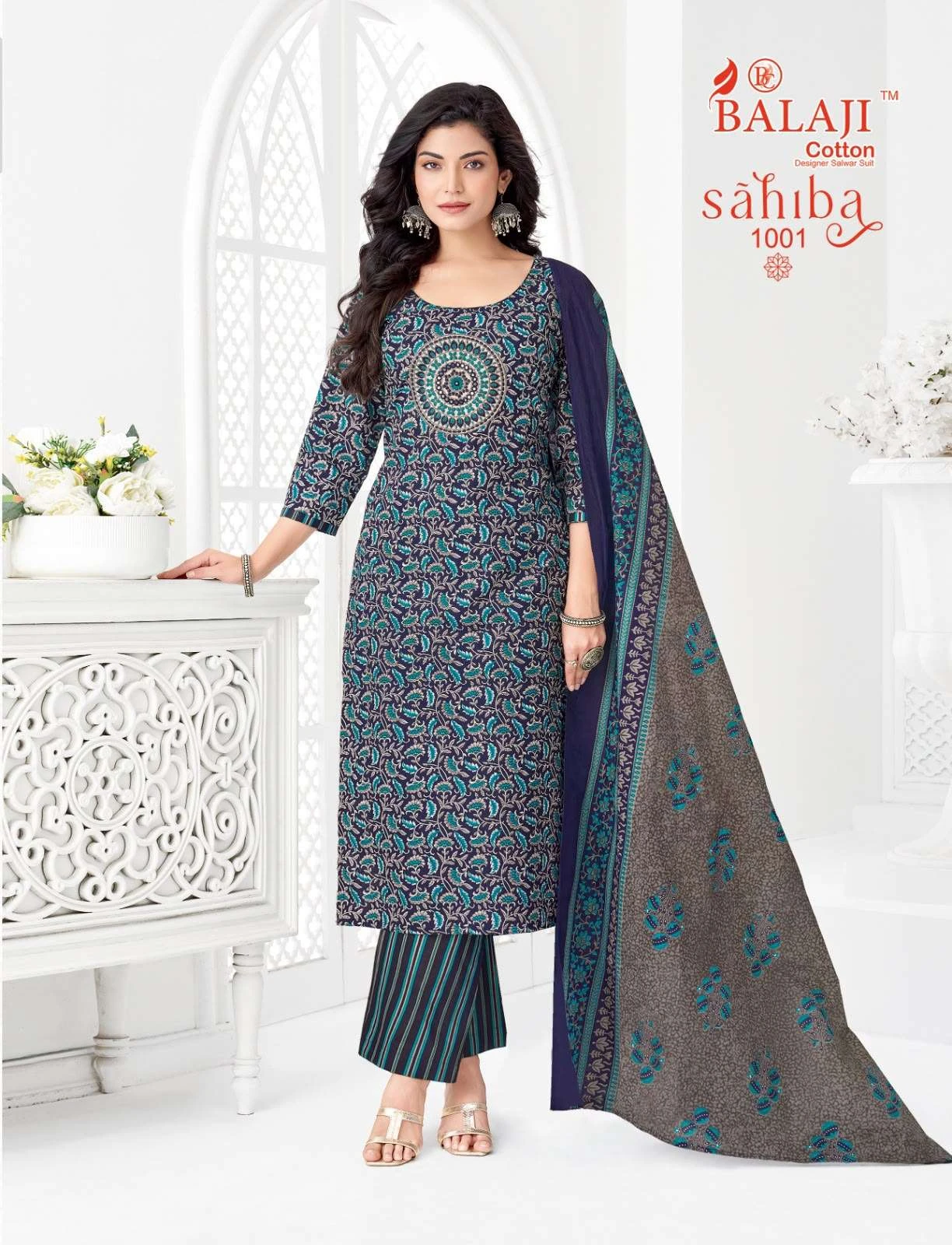 Balaji Cotton Sahiba Vol 1 Ready Made Collection - Readymade Dress 10