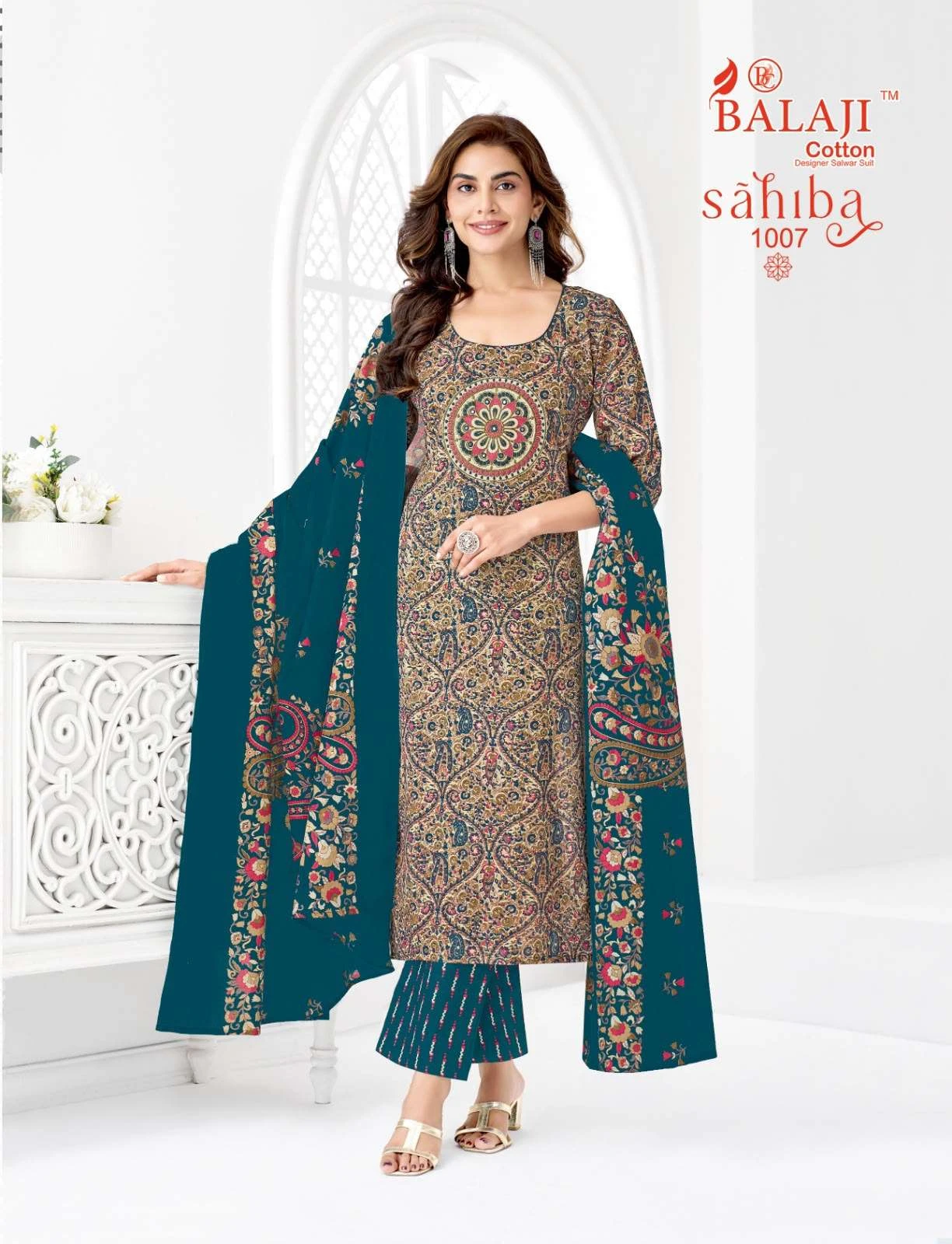 Balaji Cotton Sahiba Vol 1 Ready Made Collection - Readymade Dress 7