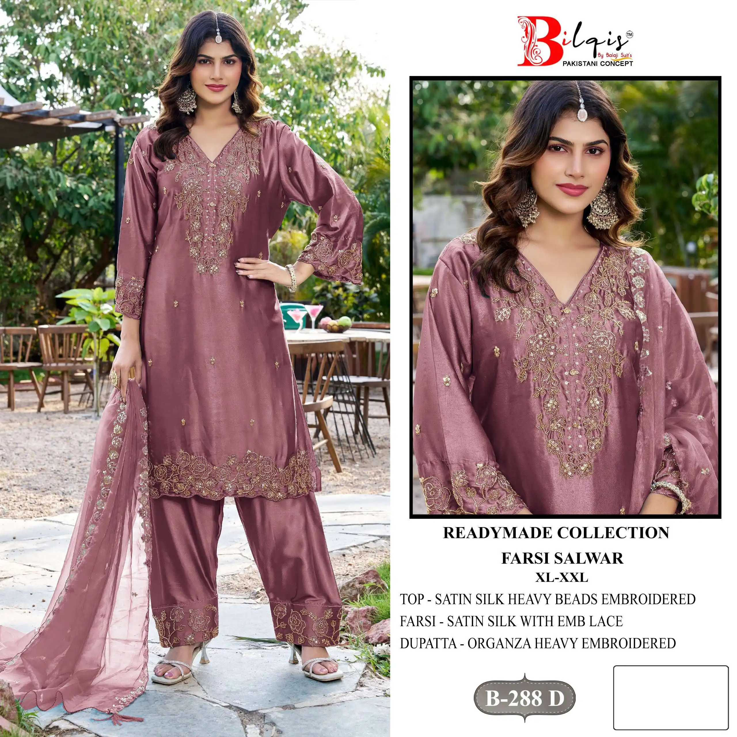 Bilqistm B 288 - Readymade Dress