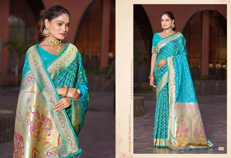 Bunawat Bandhani Silk Soft Silk Zari Weaving Saree Collection 2
