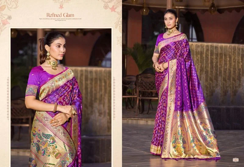 Bunawat Bandhani Silk Soft Silk Zari Weaving Saree Collection 5
