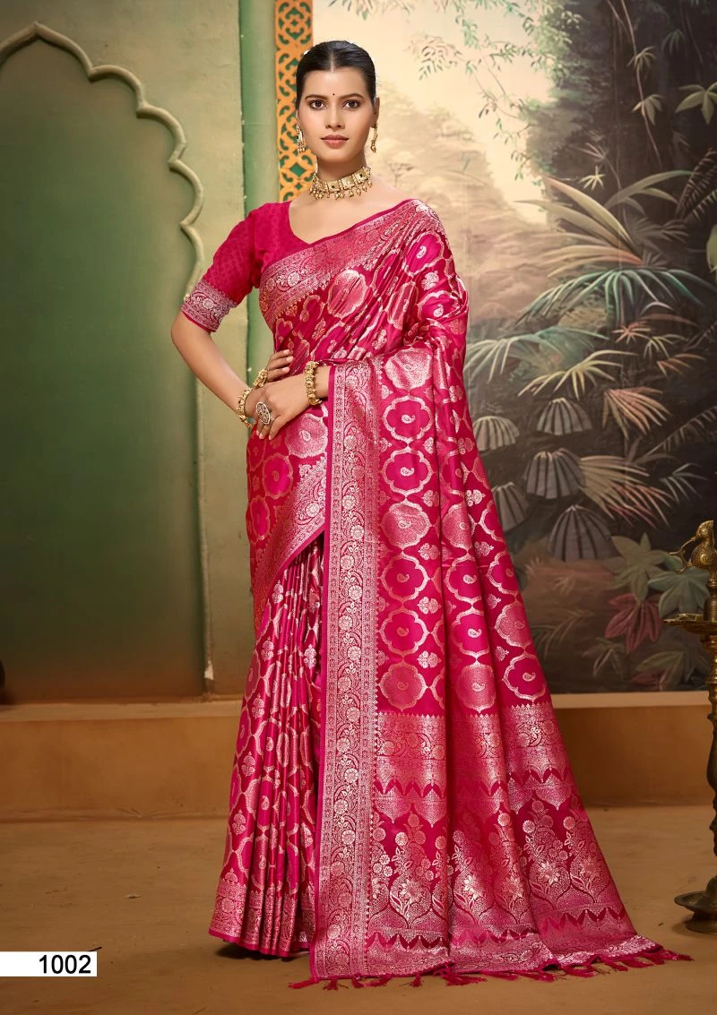 Bunawat Chetnya Vol 3 Satin Silk Woven Worked Saree Collection 2