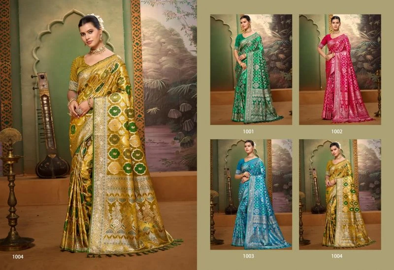 Bunawat Chetnya Vol 3 Satin Silk Woven Worked Saree Collection 7