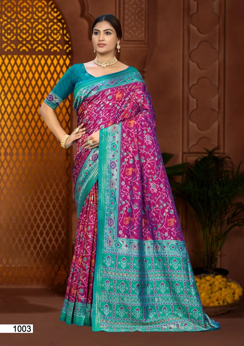 Bunawat Prerana Silk Soft Silk Zari Weaving Saree Collection 2