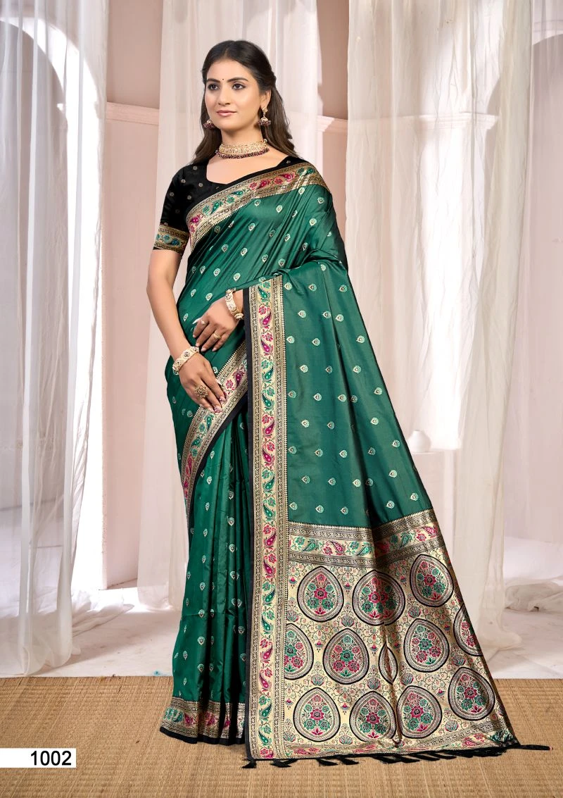 Bunawat Sonam Silk Vol 4 Soft Silk Party Wear Premium Saree 4