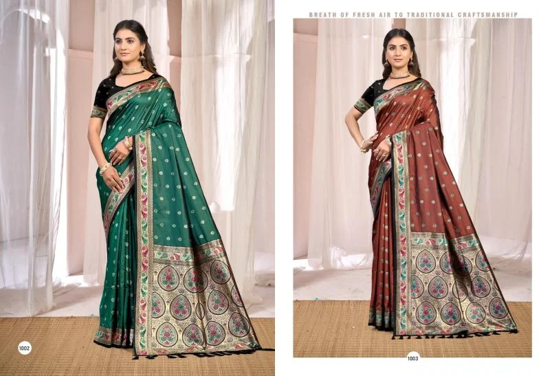 Bunawat Sonam Silk Vol 4 Soft Silk Party Wear Premium Saree 5