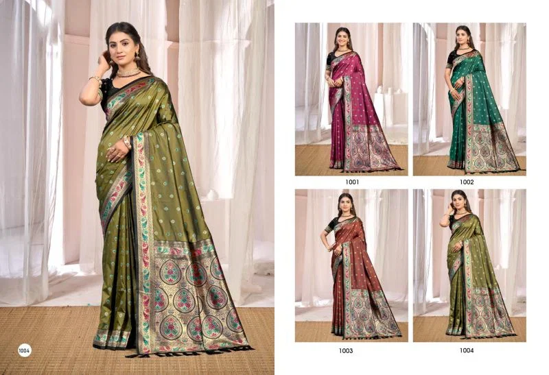 Bunawat Sonam Silk Vol 4 Soft Silk Party Wear Premium Saree 7