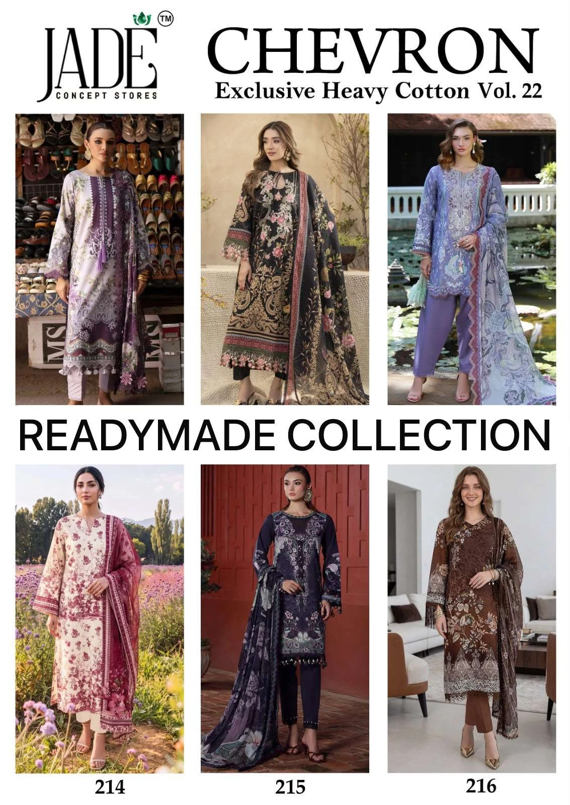 Chevron Exclusive Heavy Cotton Vol 22 Ready Made Collection - Readymade Dress 8