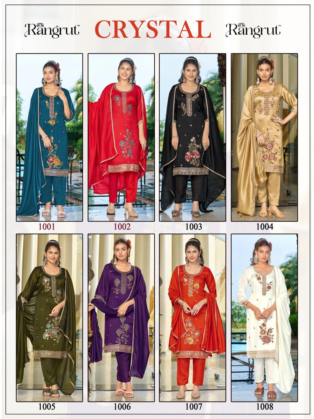 Crystal Straight Cut Ready Dress Ramgrut Wholesale 11