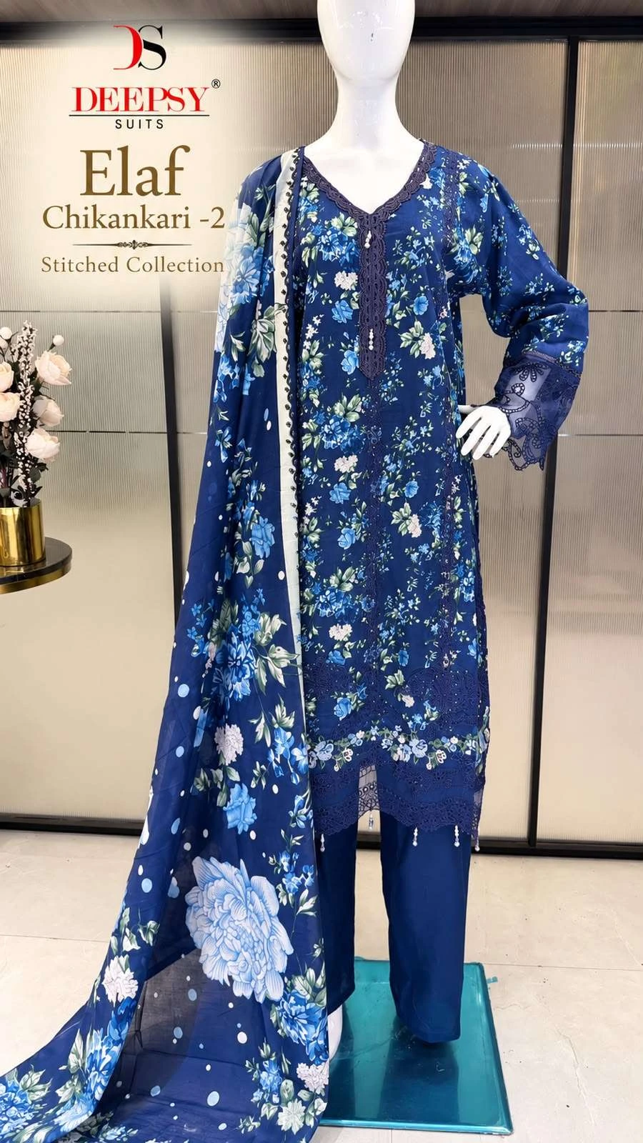 Deepsy Suits Elaf Chikankari Vol 2 Ready Made Collection - Readymade Dress 2