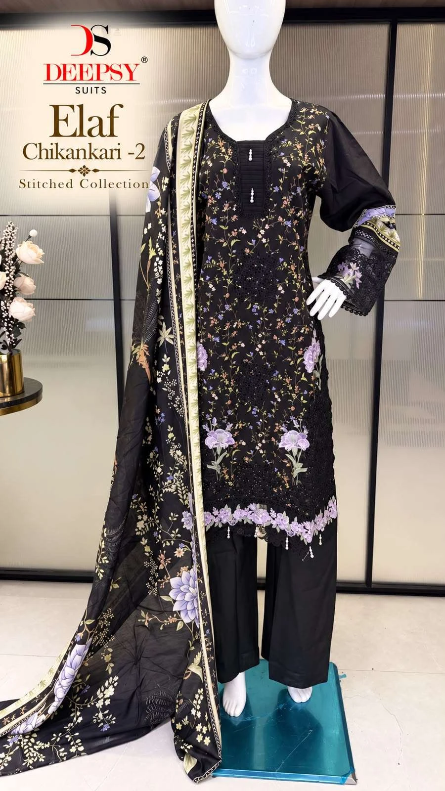Deepsy Suits Elaf Chikankari Vol 2 Ready Made Collection - Readymade Dress 3