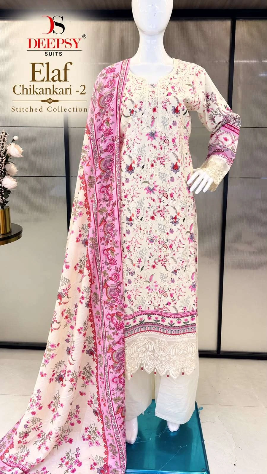 Deepsy Suits Elaf Chikankari Vol 2 Ready Made Collection - Readymade Dress 4