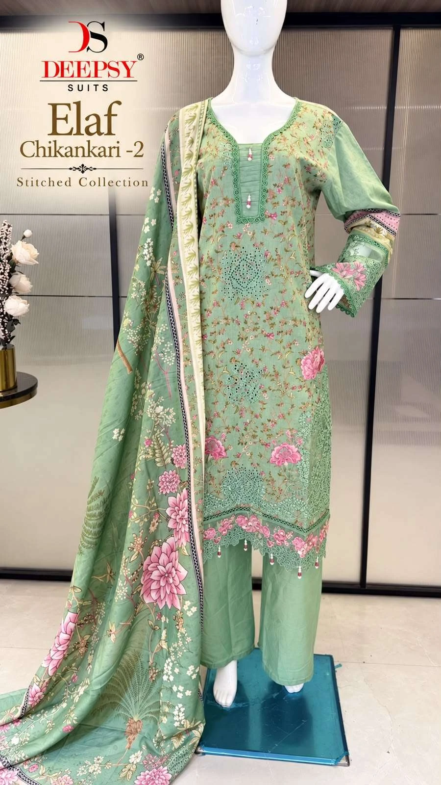 Deepsy Suits Elaf Chikankari Vol 2 Ready Made Collection - Readymade Dress 5