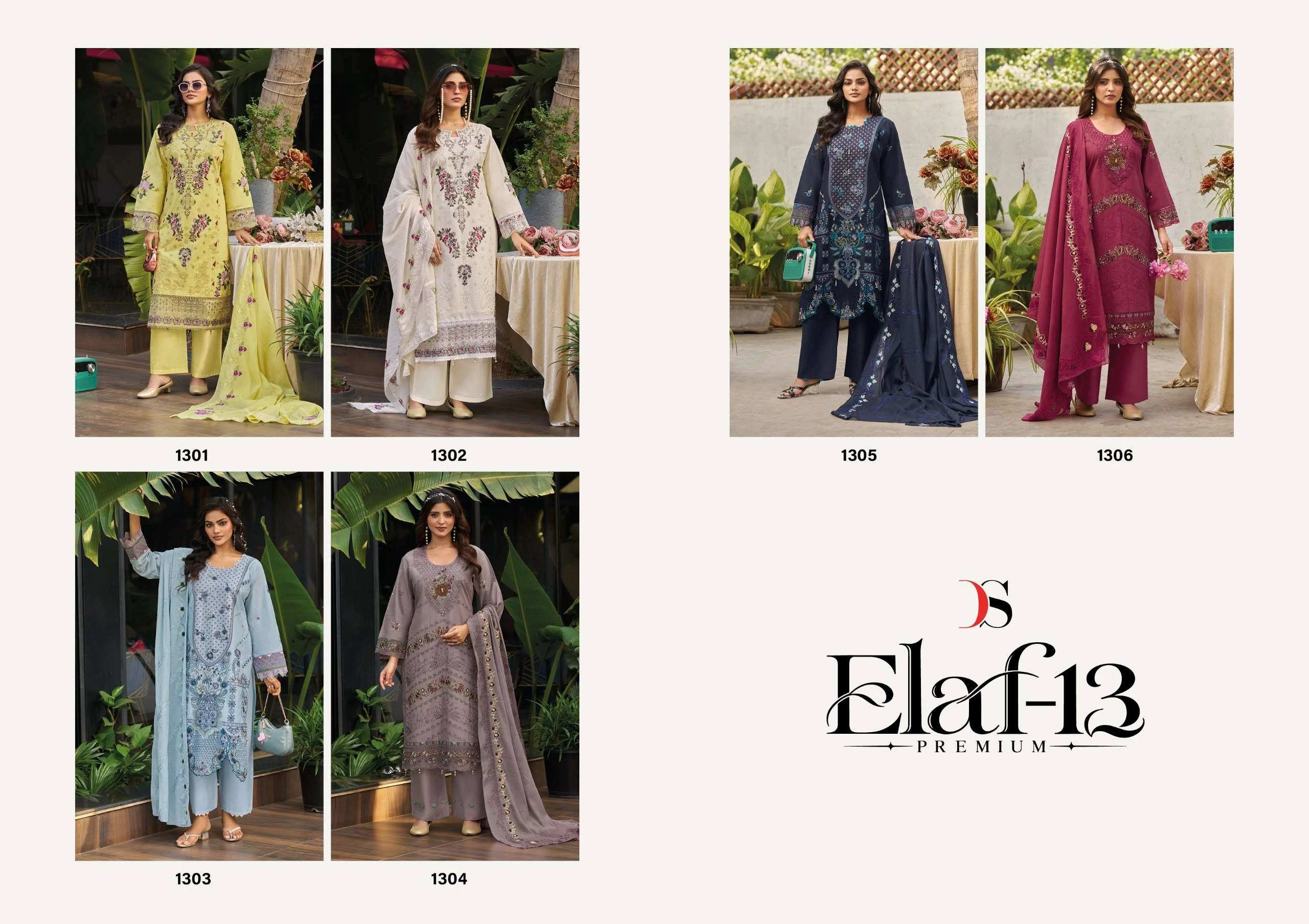 Deepsy Suits Elaf Premium Luxury Lawn Collection Vol 13 8