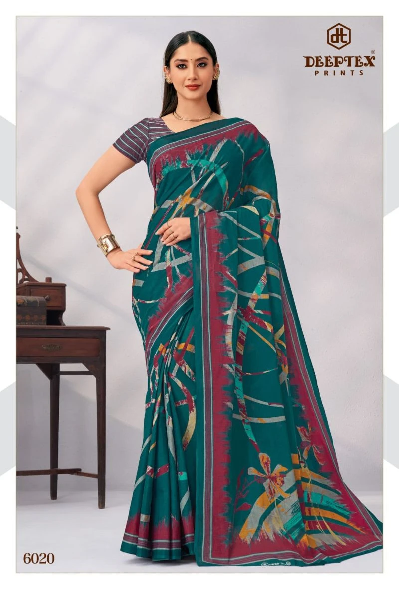 Deeptex Mother India Vol 60 Cotton Printed Saree 10
