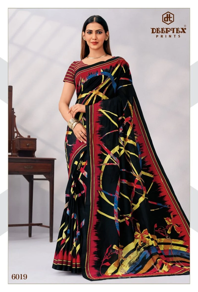 Deeptex Mother India Vol 60 Cotton Printed Saree 14