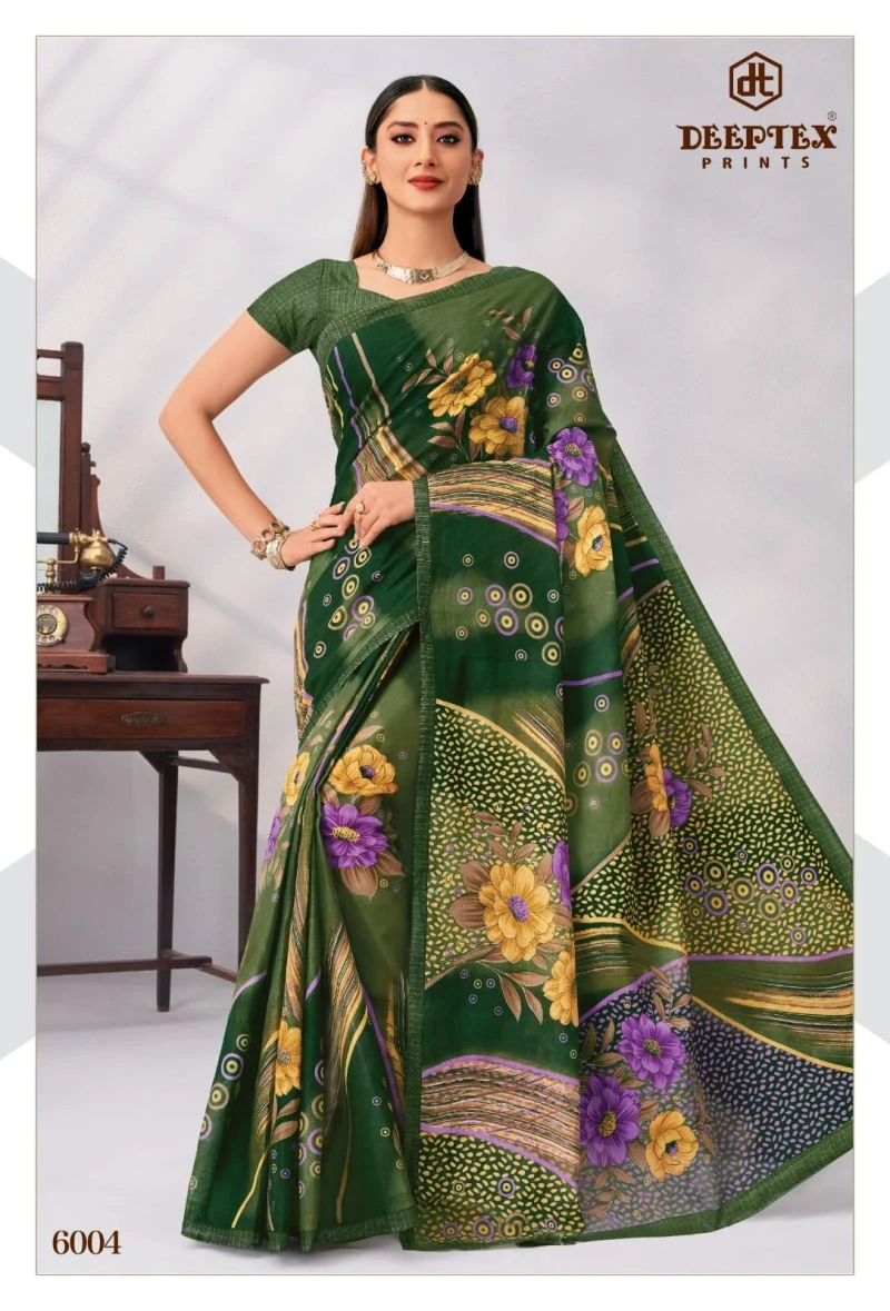 Deeptex Mother India Vol 60 Cotton Printed Saree 15