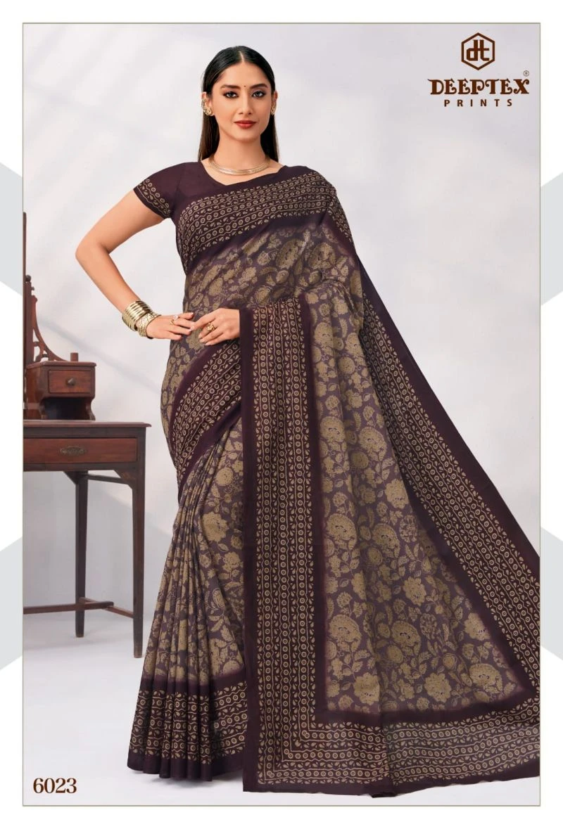 Deeptex Mother India Vol 60 Cotton Printed Saree 16