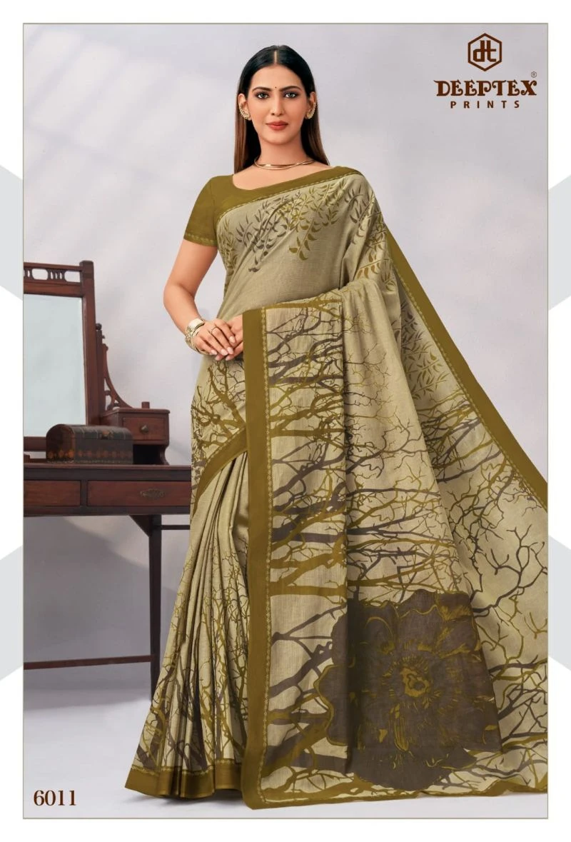 Deeptex Mother India Vol 60 Cotton Printed Saree 18