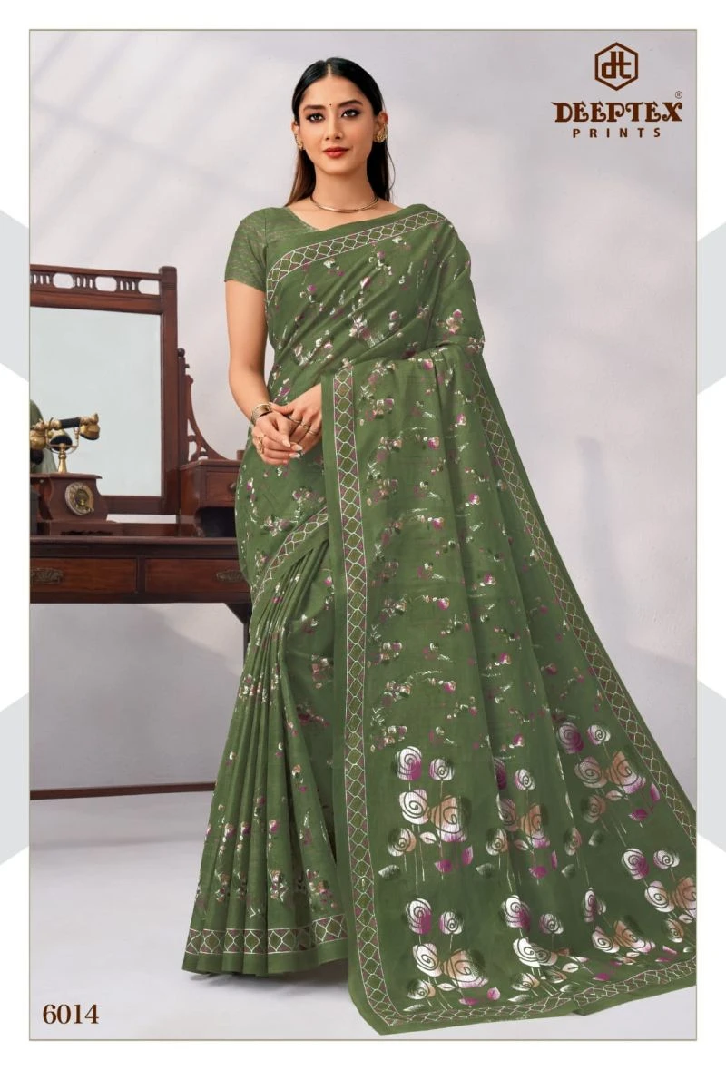 Deeptex Mother India Vol 60 Cotton Printed Saree 20