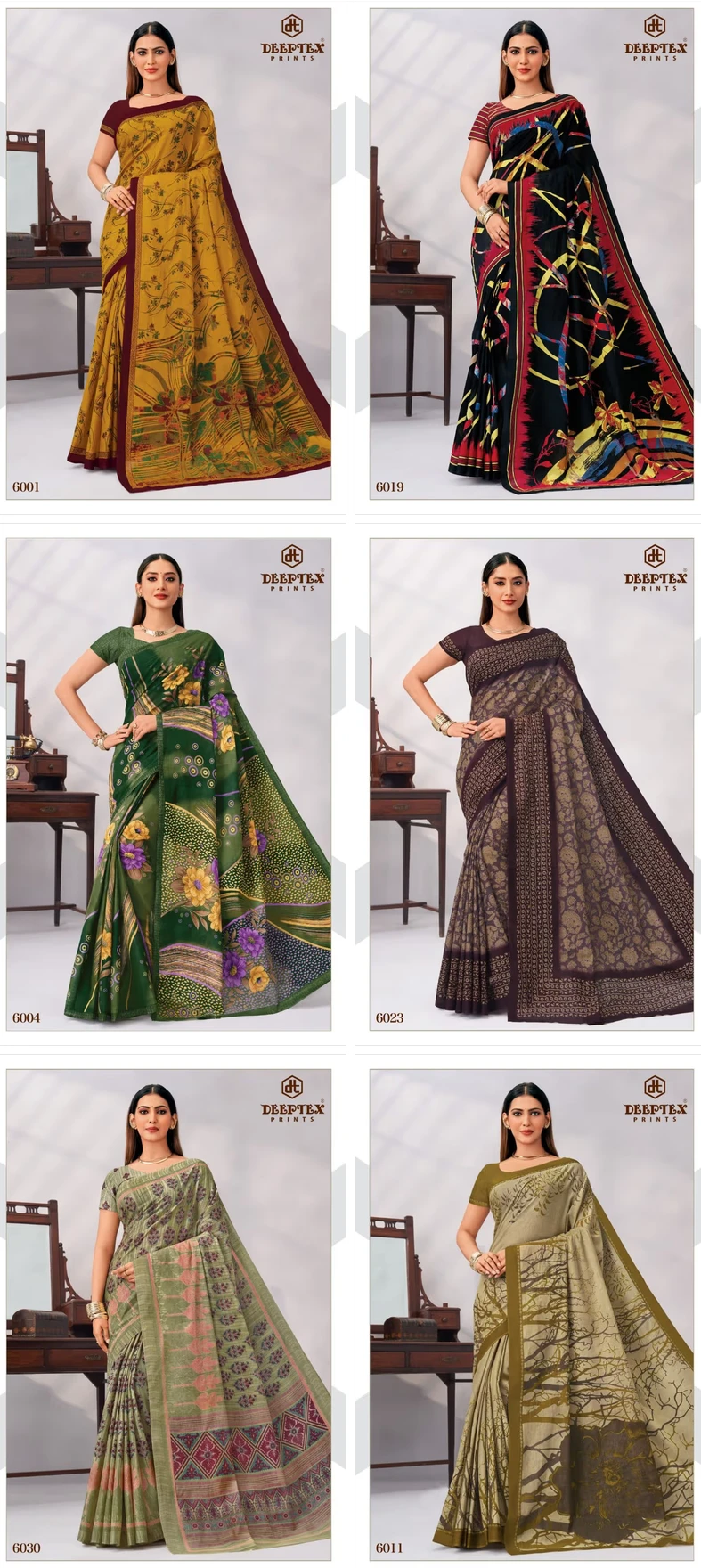 Deeptex Mother India Vol 60 Cotton Printed Saree 27