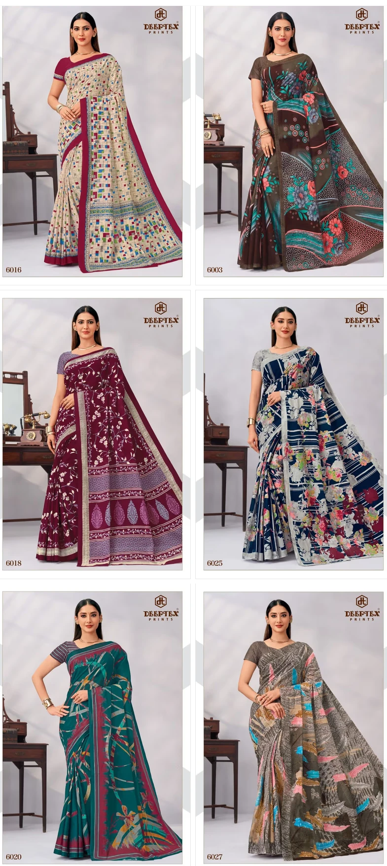 Deeptex Mother India Vol 60 Cotton Printed Saree 28