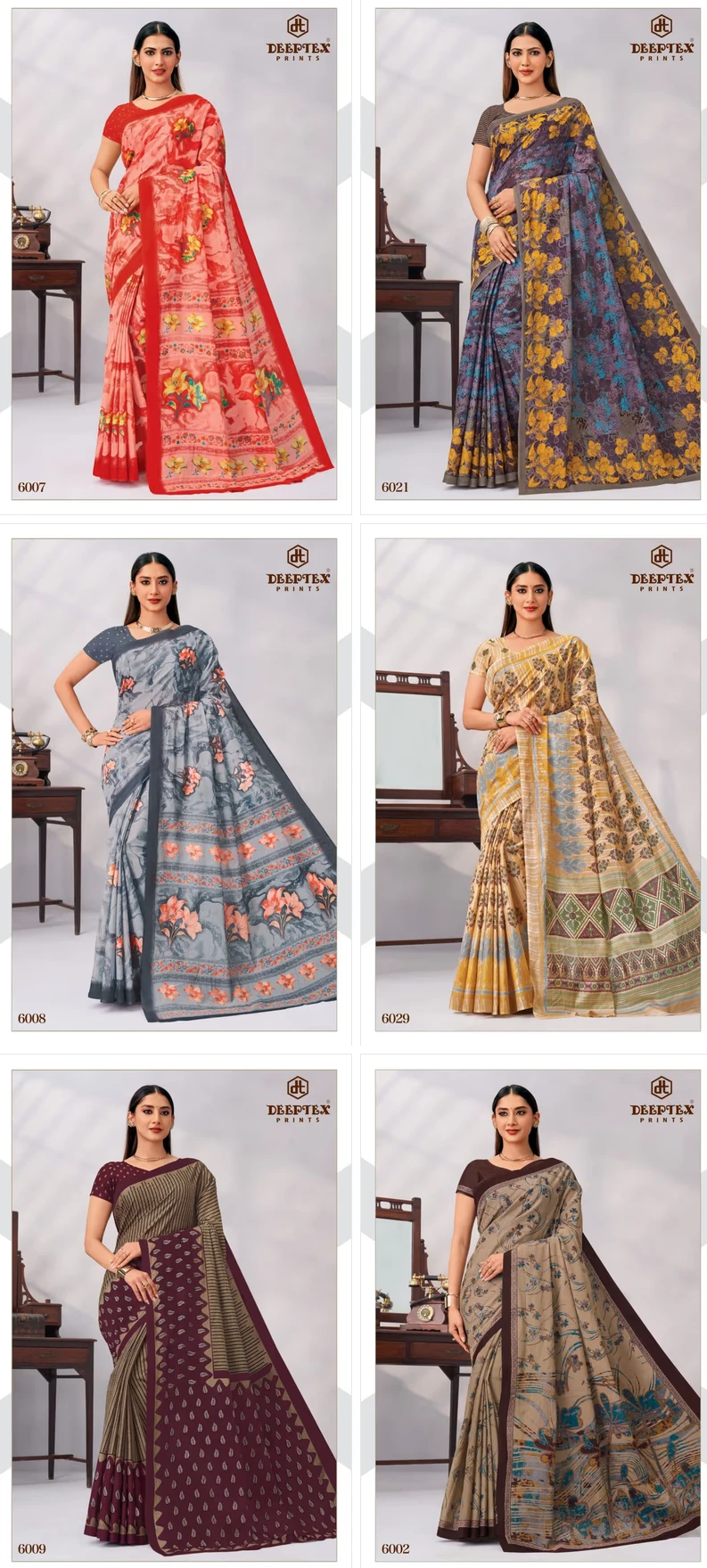 Deeptex Mother India Vol 60 Cotton Printed Saree 29