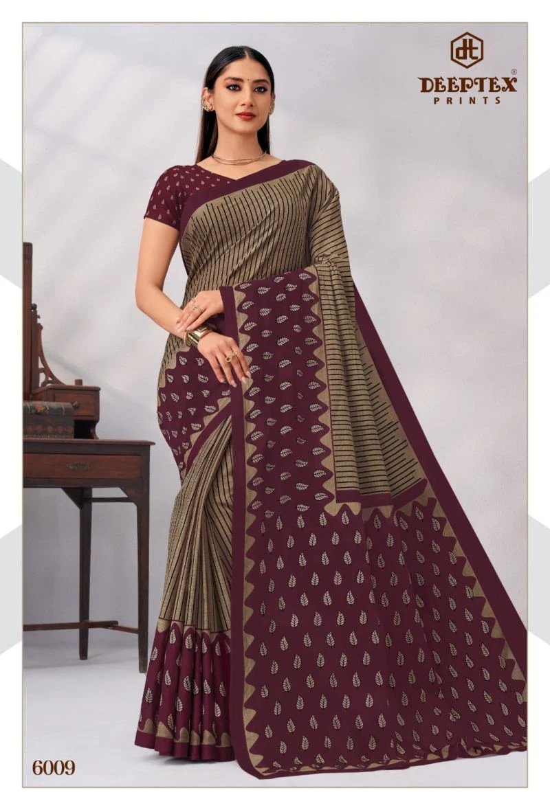 Deeptex Mother India Vol 60 Cotton Printed Saree 4