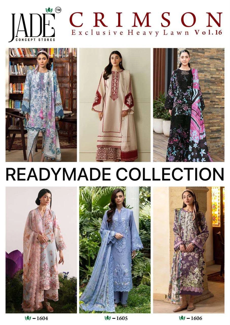 Exclusive Heavy Lawn Ready Made Collection Vol 16 - Readymade Dress 9