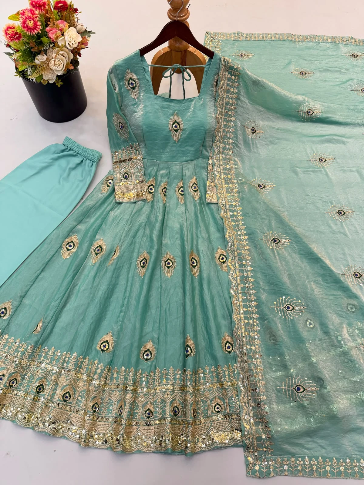 Fendy Silk Full Flair Anarkali 2026 Collection Wholesale 12