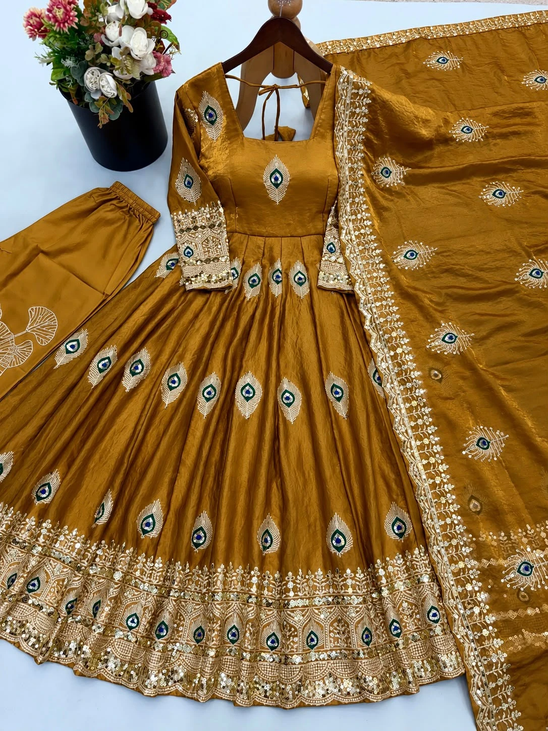 Fendy Silk Full Flair Anarkali 2026 Collection Wholesale 13