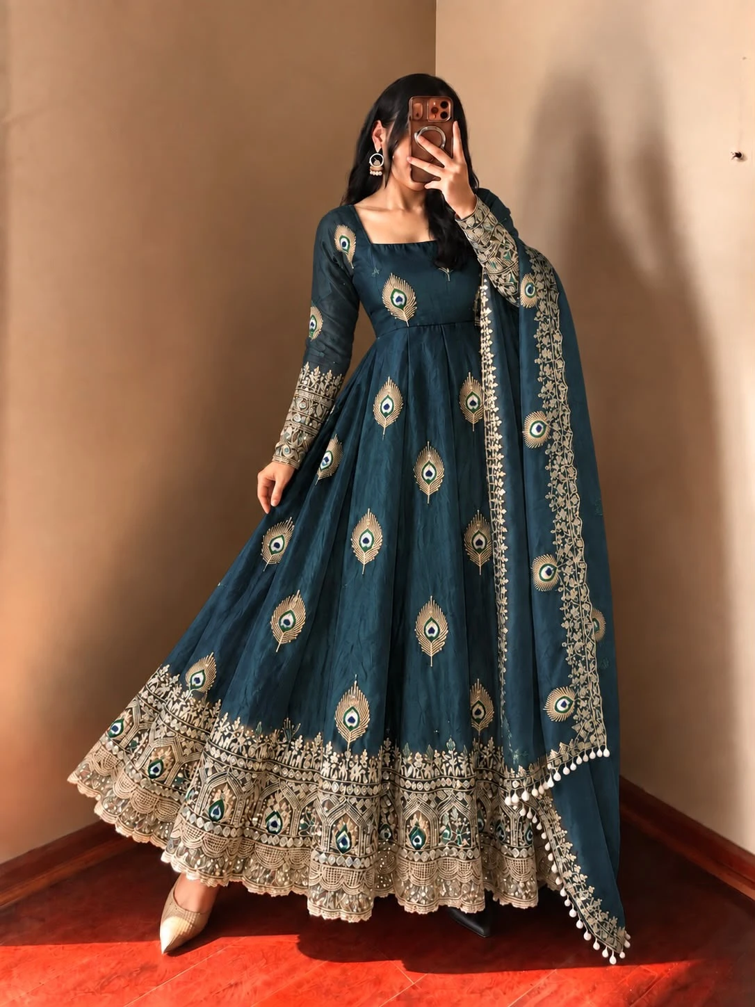 Fendy Silk Full Flair Anarkali 2026 Collection Wholesale 14