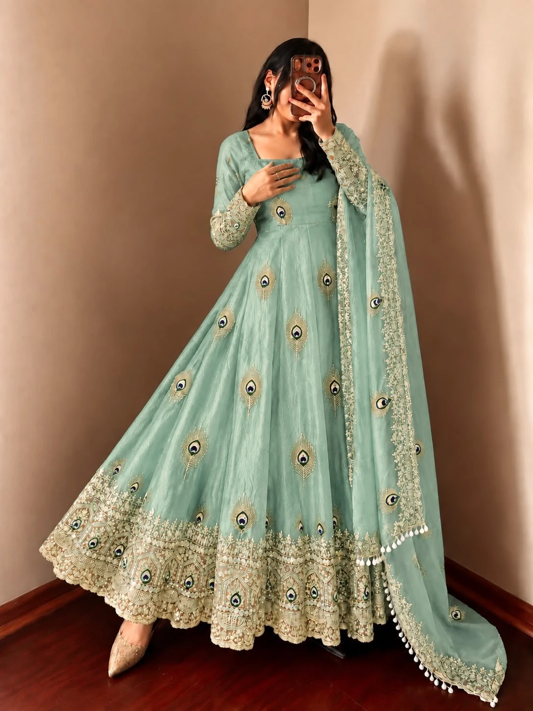 Fendy Silk Full Flair Anarkali 2026 Collection Wholesale 15