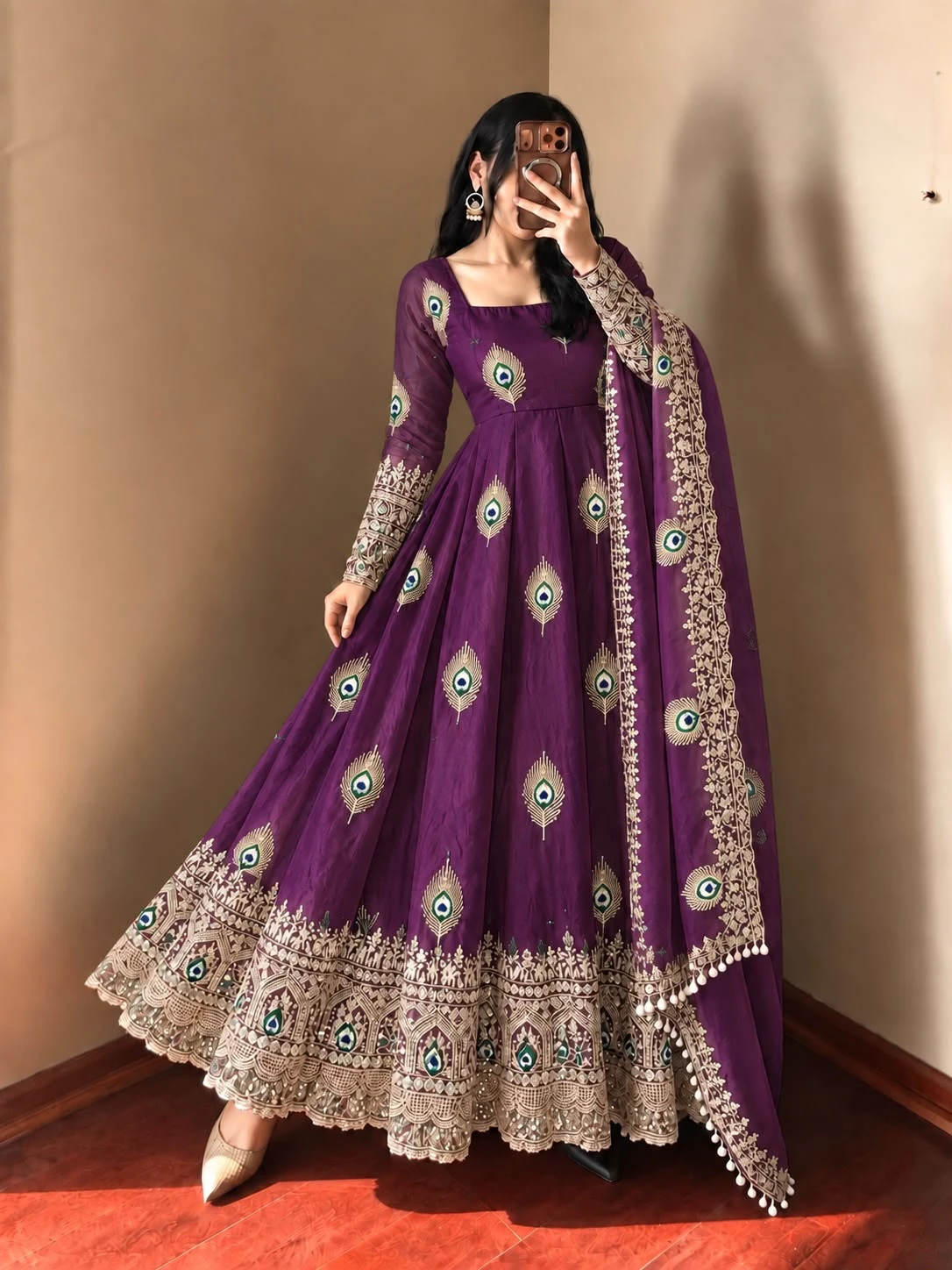 Fendy Silk Full Flair Anarkali 2026 Collection Wholesale 17