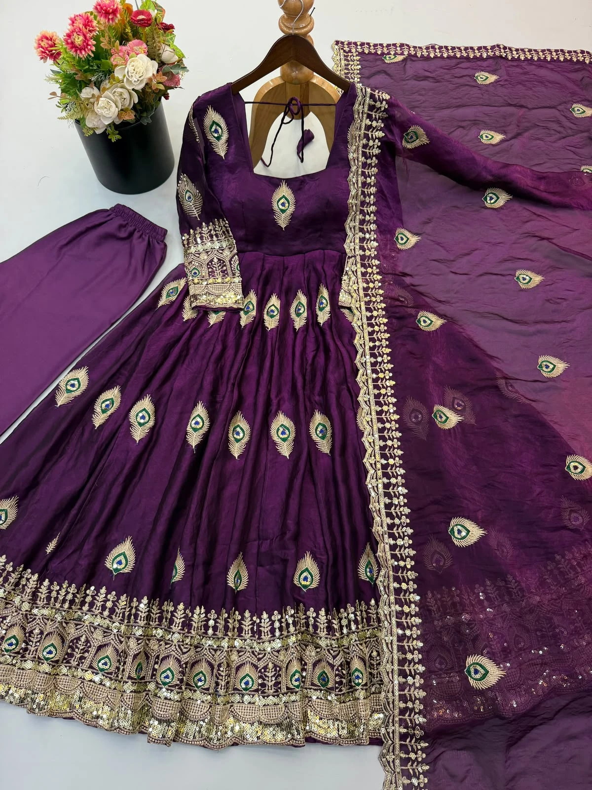 Fendy Silk Full Flair Anarkali 2026 Collection Wholesale 19