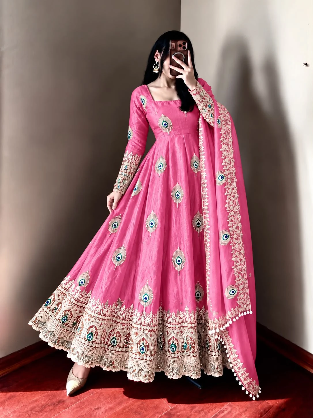 Fendy Silk Full Flair Anarkali 2026 Collection Wholesale 2