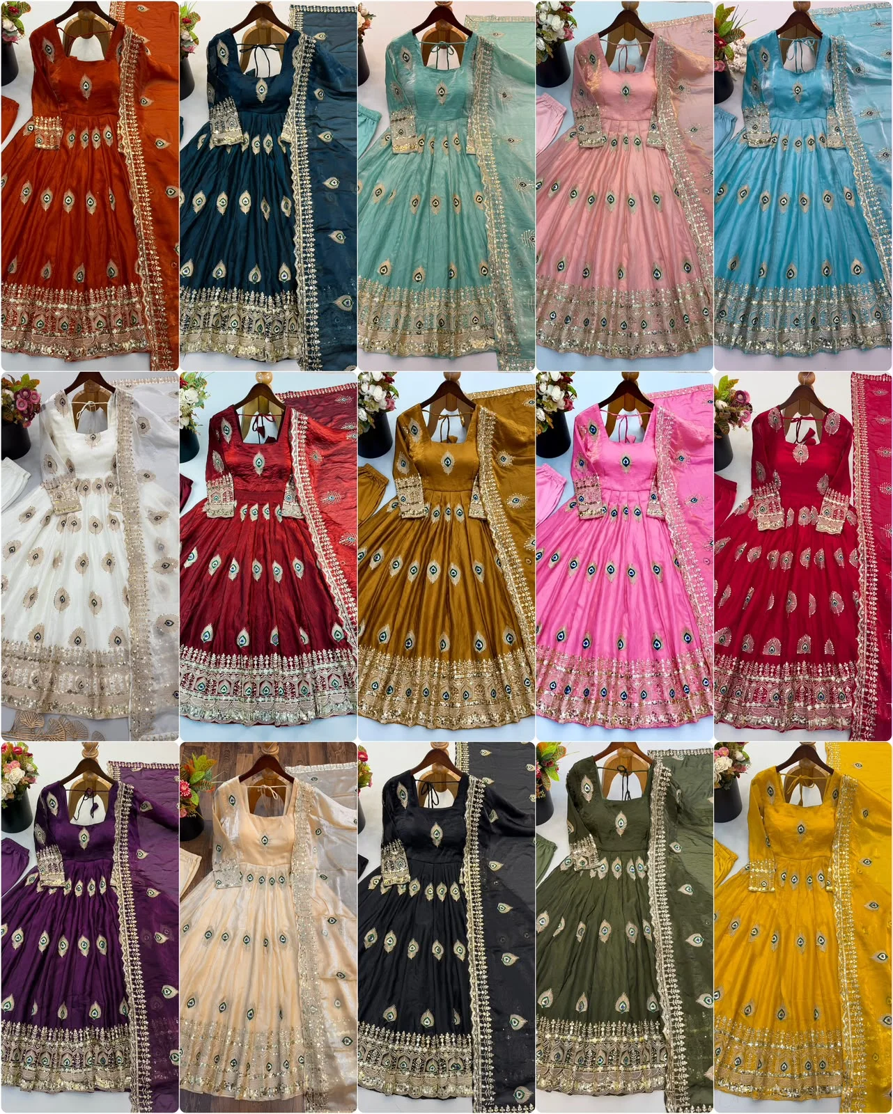 Fendy Silk Full Flair Anarkali 2026 Collection Wholesale 23