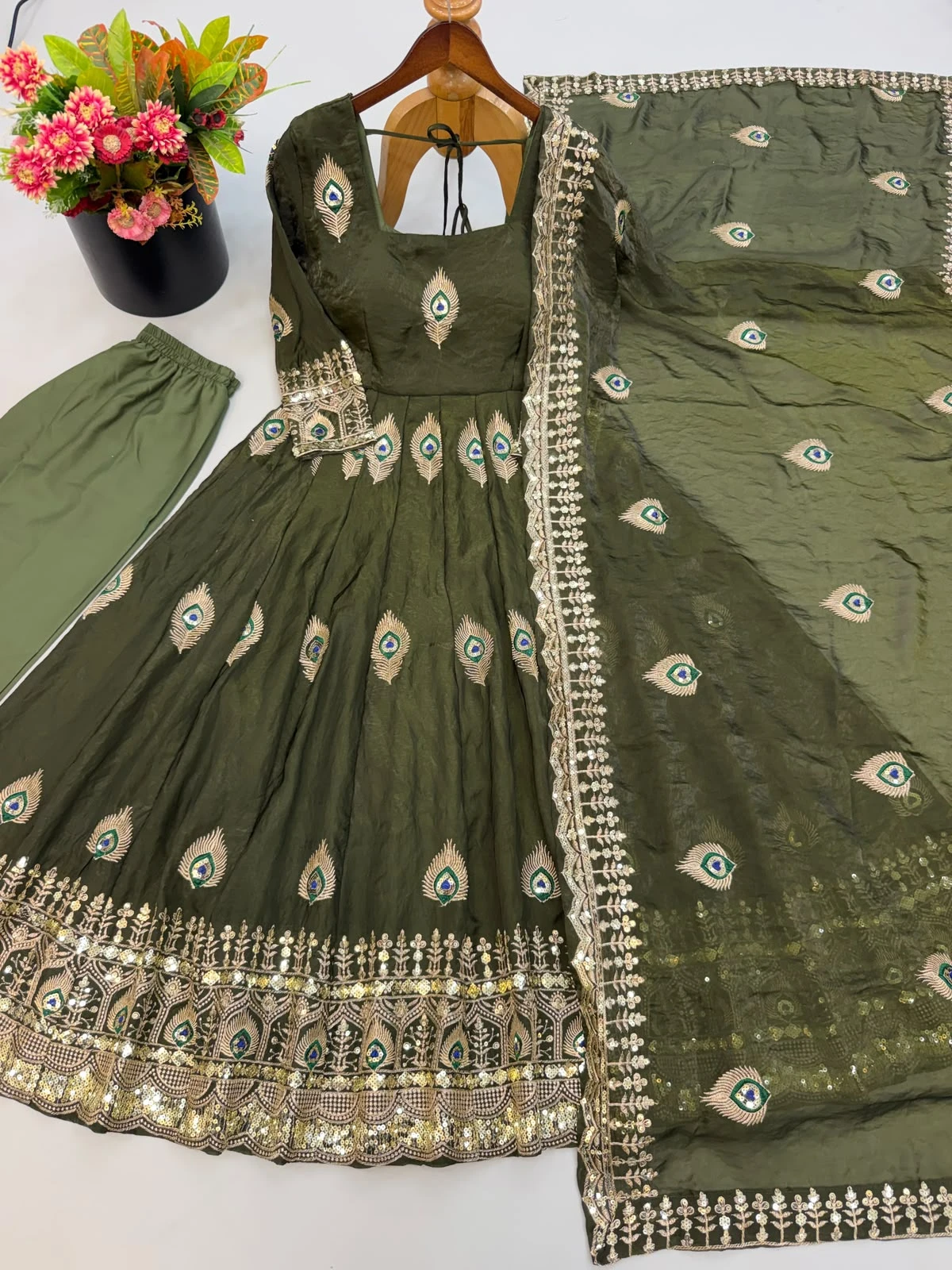 Fendy Silk Full Flair Anarkali 2026 Collection Wholesale 25