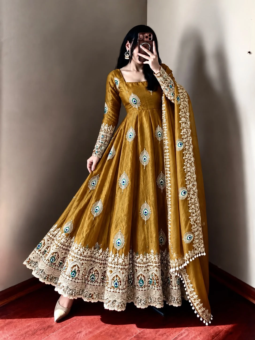 Fendy Silk Full Flair Anarkali 2026 Collection Wholesale 26