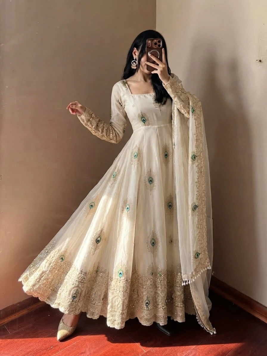 Fendy Silk Full Flair Anarkali 2026 Collection Wholesale 27