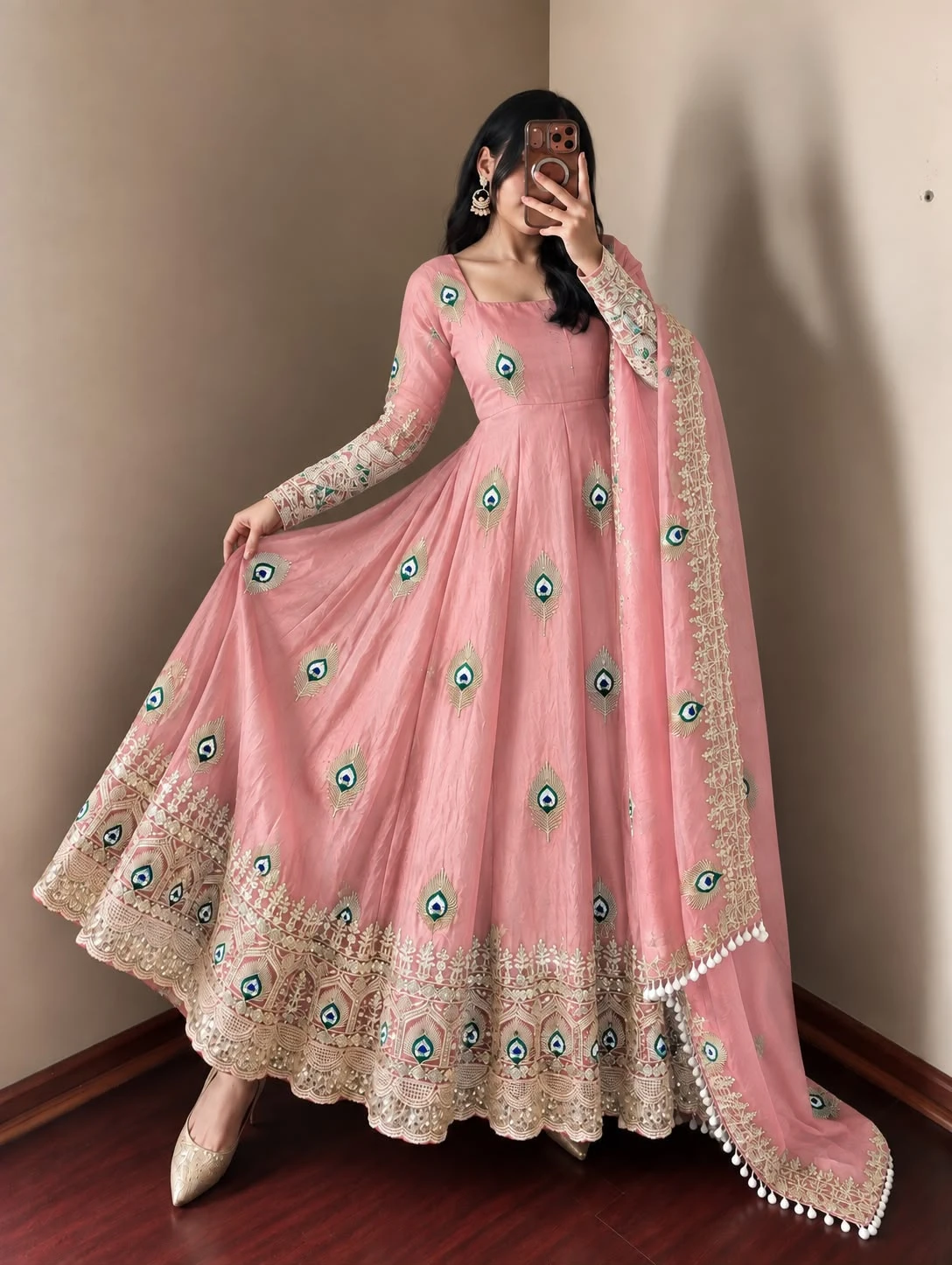 Fendy Silk Full Flair Anarkali 2026 Collection Wholesale 3
