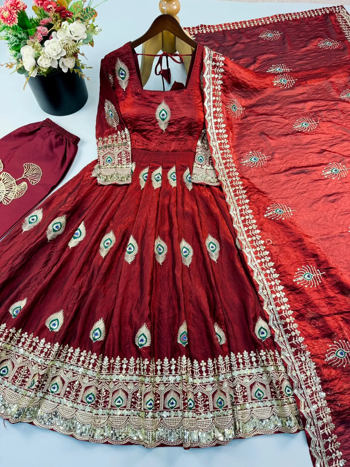 Fendy Silk Full Flair Anarkali 2026 Collection Wholesale 31