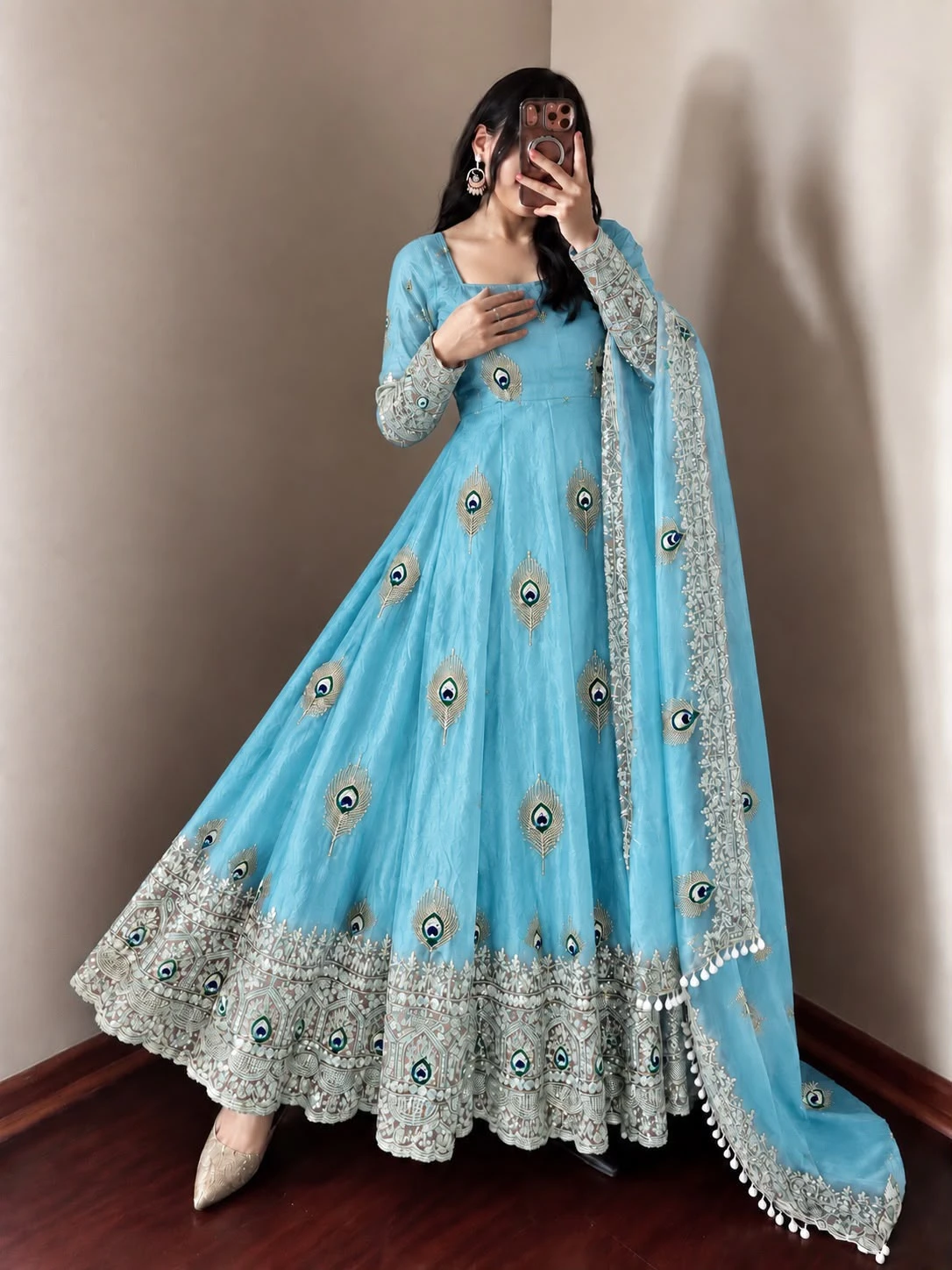Fendy Silk Full Flair Anarkali 2026 Collection Wholesale 4