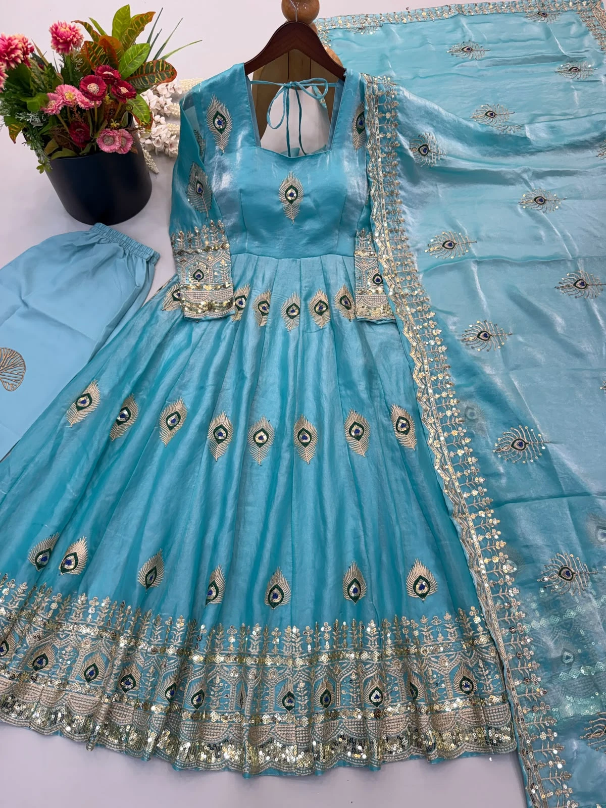 Fendy Silk Full Flair Anarkali 2026 Collection Wholesale 5