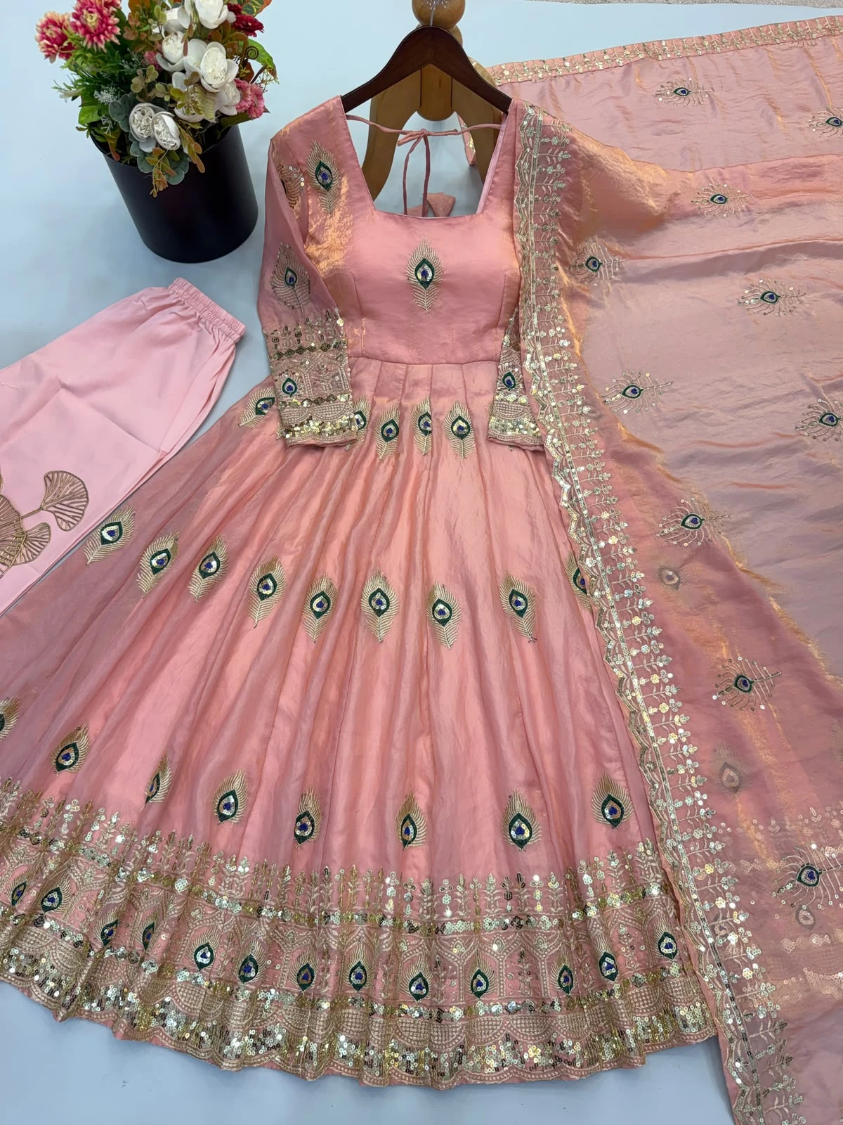 Fendy Silk Full Flair Anarkali 2026 Collection Wholesale 6