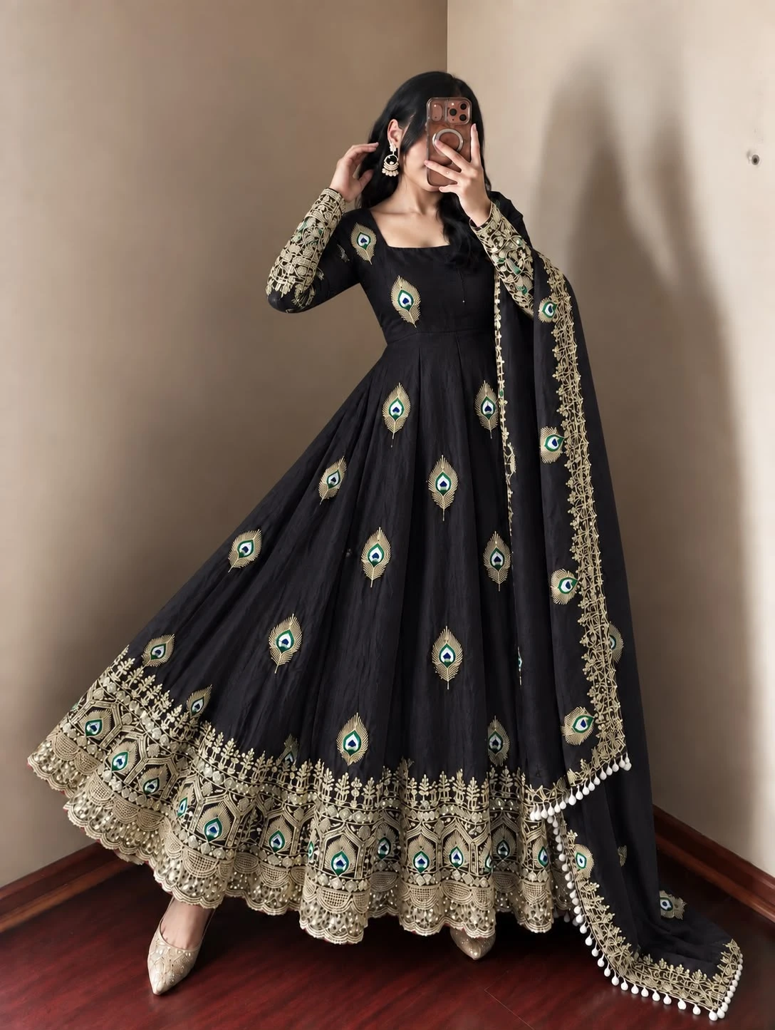 Fendy Silk Full Flair Anarkali 2026 Collection Wholesale 7