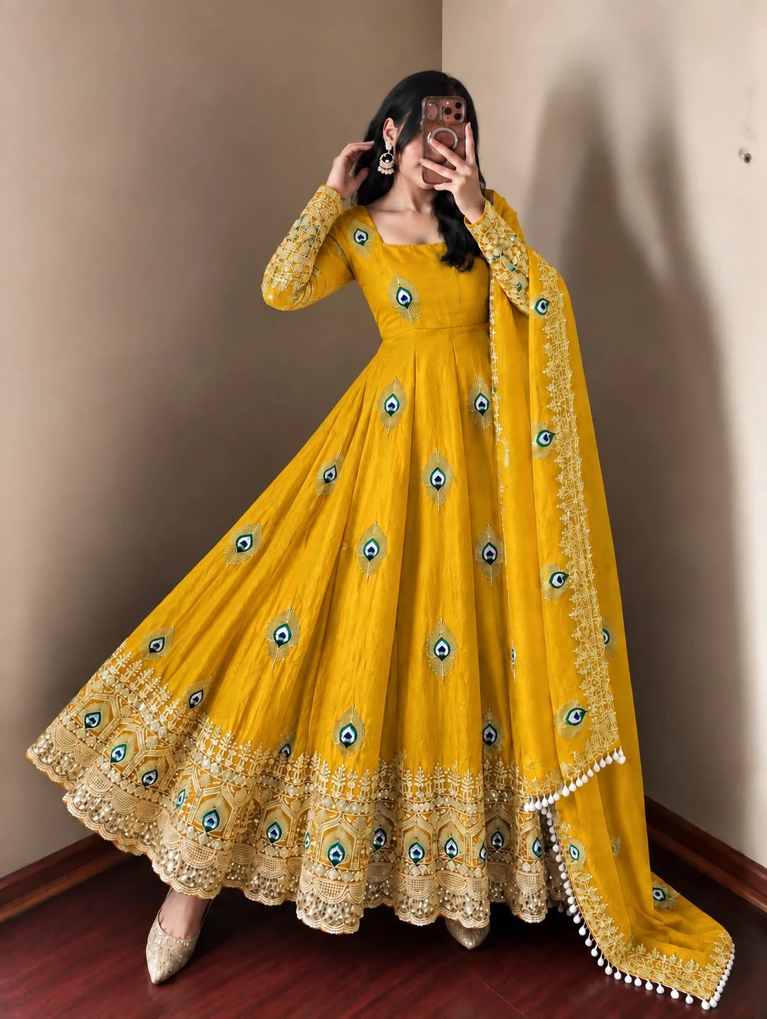 Fendy Silk Full Flair Anarkali 2026 Collection Wholesale 8