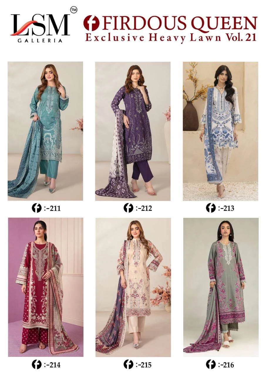 Firdous Queen Lawn Vol 21 6